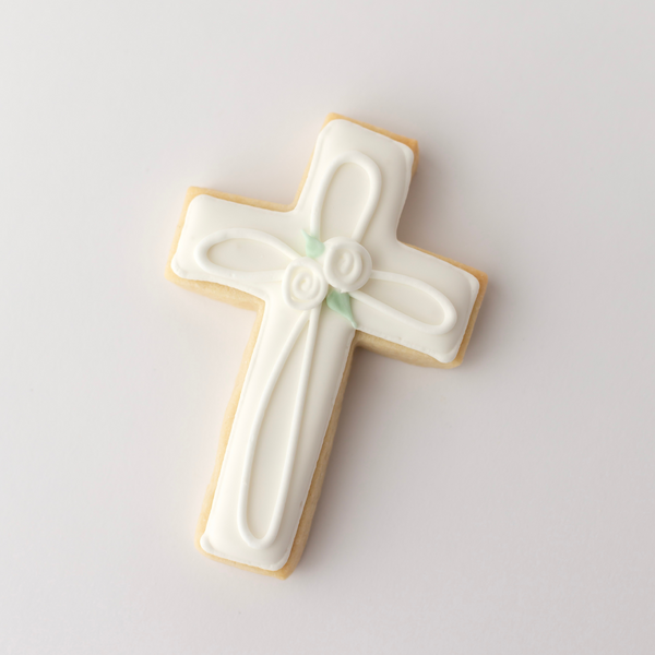 Baptism Cross Sugar Cookies - Gourmet Gift Box