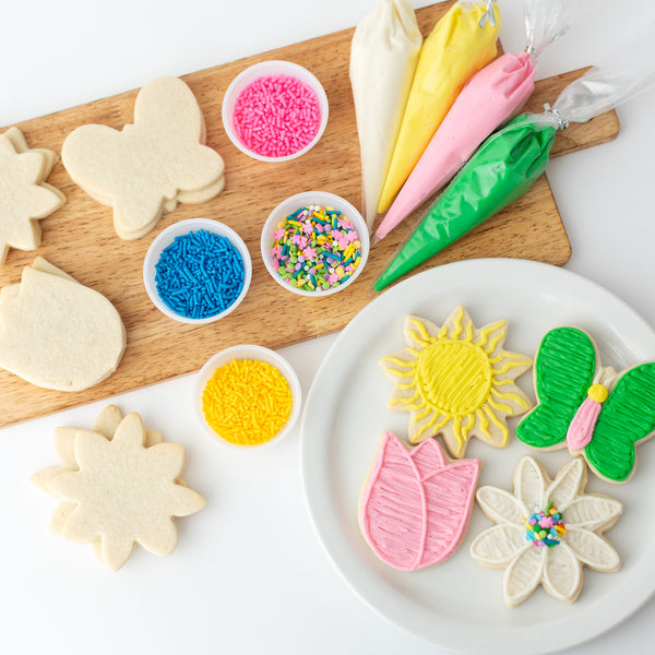Easter Cookie Decorating Kit – Spring Designs with Buttercream & Sprinkles