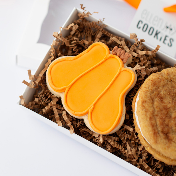 Pumpkin Cookie + Pumpkin Spice Sammie – 2ct Gift Box