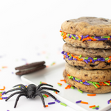 HALLOWEEN COOKIES 'N CREAM SAMMIES