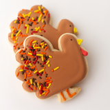 Turkey Sugar Cookies - Gourmet Gift Box Dozen