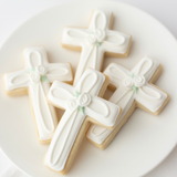 Baptism Cross Sugar Cookies - Gourmet Gift Box