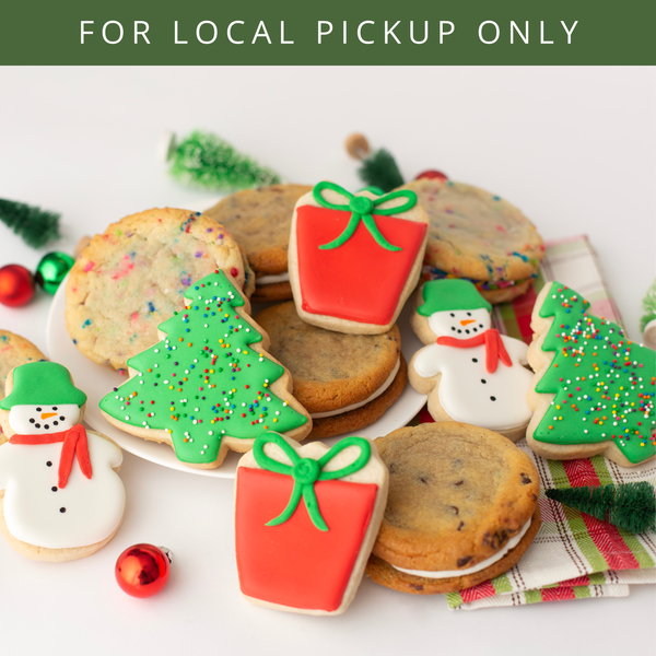 Christmas Sugar & Sammie Cookie Gift Box (12ct) - LOCAL PICKUP