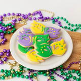Mardi Gras Sugar Cookie -Gourmet Gift Box Dozen