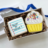 Back to School Sugar Cookie Gift Box 2ct