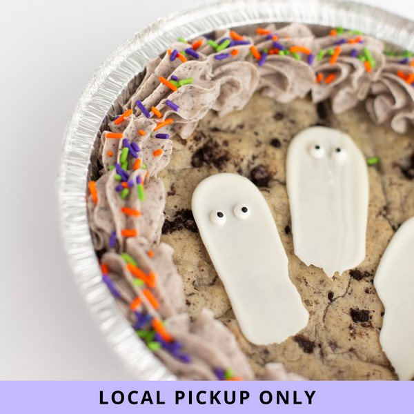 Cookies N Cream Ghost Cookie Cake - PICKUP