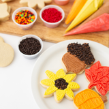 Fall Cookie Decorating Kit – 12 Sugar Cookies with Buttercream & Sprinkles