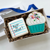 Back to School Sugar Cookie Gift Box 2ct