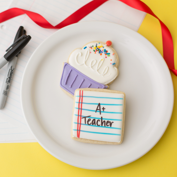 A+ Teacher Sugar Cookie Duo Boxes (Set of 3 Boxes)