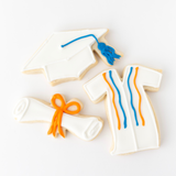 Graduation Cookie Gift Box (12ct) | Hand-Decorated in Your School Colors
