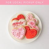 Valentine's Day Heart Sugar Cookie Gift Box Dozen | LOCAL PICKUP