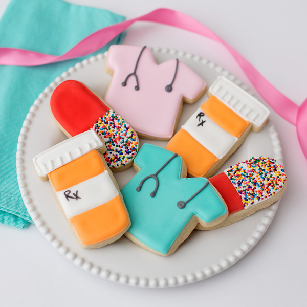 Medical Cookies (24 ct) | Hand-Decorated Cookie Gift Box