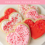 Valentine's Day Heart Sugar Cookie Gift Box Dozen | LOCAL PICKUP