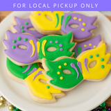 Mardi Gras Sugar Cookie Gift Box Dozen | LOCAL PICKUP