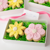Flower Sugar Cookie Gift Box 2ct (Set of 3 Boxes)