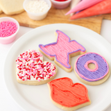Valentine's Day Cookie Decorating Kit – DIY Dozen with Buttercream + Sprinkles