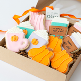 Pumpkin Spice Latte Sugar Cookies – Gourmet Gift Box