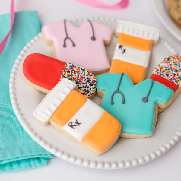 Medical Cookies (24 ct) | Hand-Decorated Cookie Gift Box