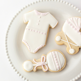 Baby Girl Shower Sugar Cookies - Gourmet Gift Box