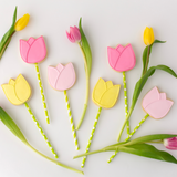 Tulip Cookie Gift Box – Hand-Decorated Spring Cookies