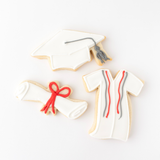 Graduation Cookie Gift Box (12ct) | Hand-Decorated in Your School Colors