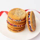 Patriotic Chocolate Chip Sammies - 4th of July Gift Box