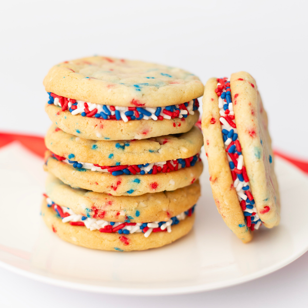 Patriotic Funfetti Sammies - 4th of July Gift Box