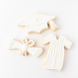 Graduation Cookie Gift Box (12ct) | Hand-Decorated in Your School Colors