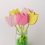 Tulip Cookie Gift Box – Hand-Decorated Spring Cookies