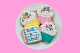 Back to School Sugar Cookie Gift Box 2ct (Set of 3 Boxes)