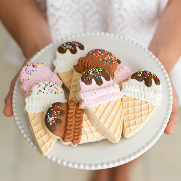 Ice Cream Cookie Collection (24 ct) | Hand-Decorated Cookie Gift Box