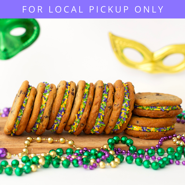 Mardi Gras Sammie Gift Box Dozen | LOCAL PICKUP