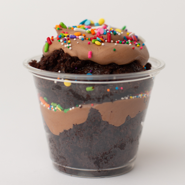 Chocolate Birthday Cake Cups (5 Pack) - LOCAL PICKUP ONLY