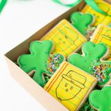 Crichton Leprechaun & Shamrock Sugar Cookies - Gourmet Gift Box