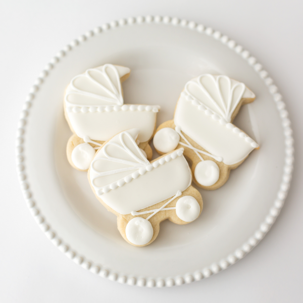 Baby Carriage Sugar Cookies - Gourmet Gift Box