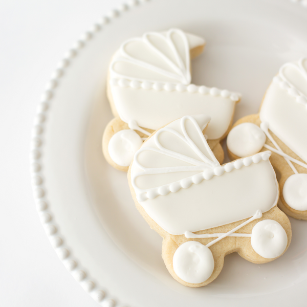 Baby Carriage Sugar Cookie Gift Box (12 ct)