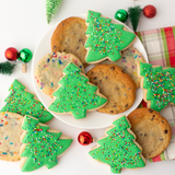 Christmas Tree Sugar Cookie & Classic Cookie Gift Box (12ct)