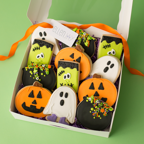 HALLOWEEN Sugar Cookie Gift Box (12 ct)