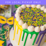 Mardi Gras Cinnamon Streusel Cake - 8 inch | LOCAL PICKUP